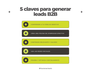 5 claves para generar leads B2B